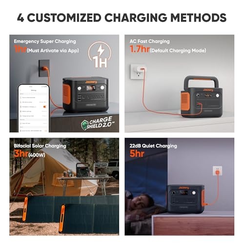 Jackery Explorer 1000 V2 (2024 New) 1500W Continuous/3000W Peak Portable Power Stations  Outdoor Activity
