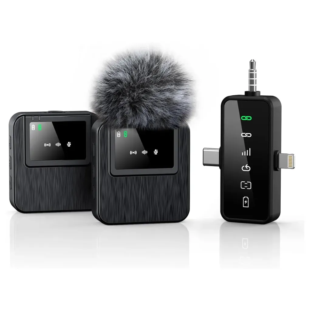 BAILIXIN 3‑in‑1 Wireless Microphone