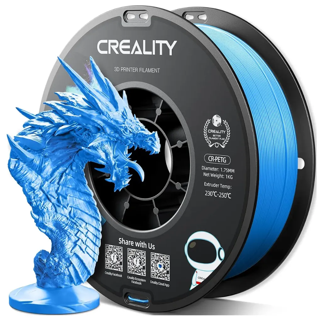 [850064863024] Polymaker PETG Filament 1.75mm 1kg Digital Blue 3D Printer Filament, PolyLite PETG
