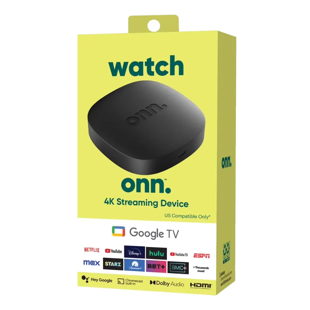 [681131422284] Onn 4K Google TV device (pre-activated)