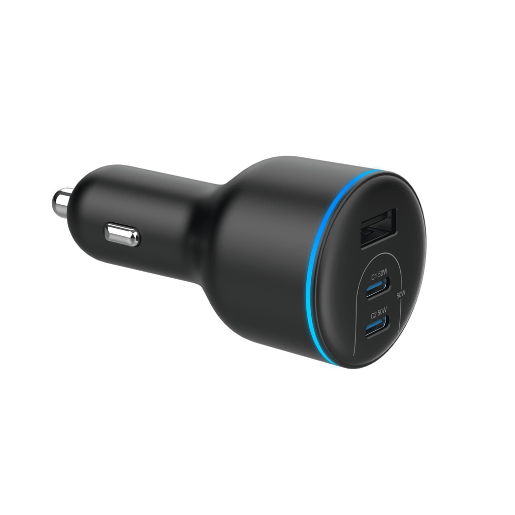 [19434639318] ONN Multi-Port USB-C/ USB car charger