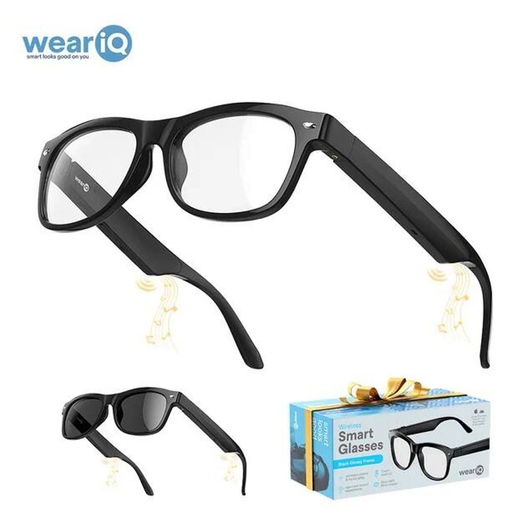 [850066213773] wearIQ Smart Glasses Glossy Frame Wear IQ Polarized