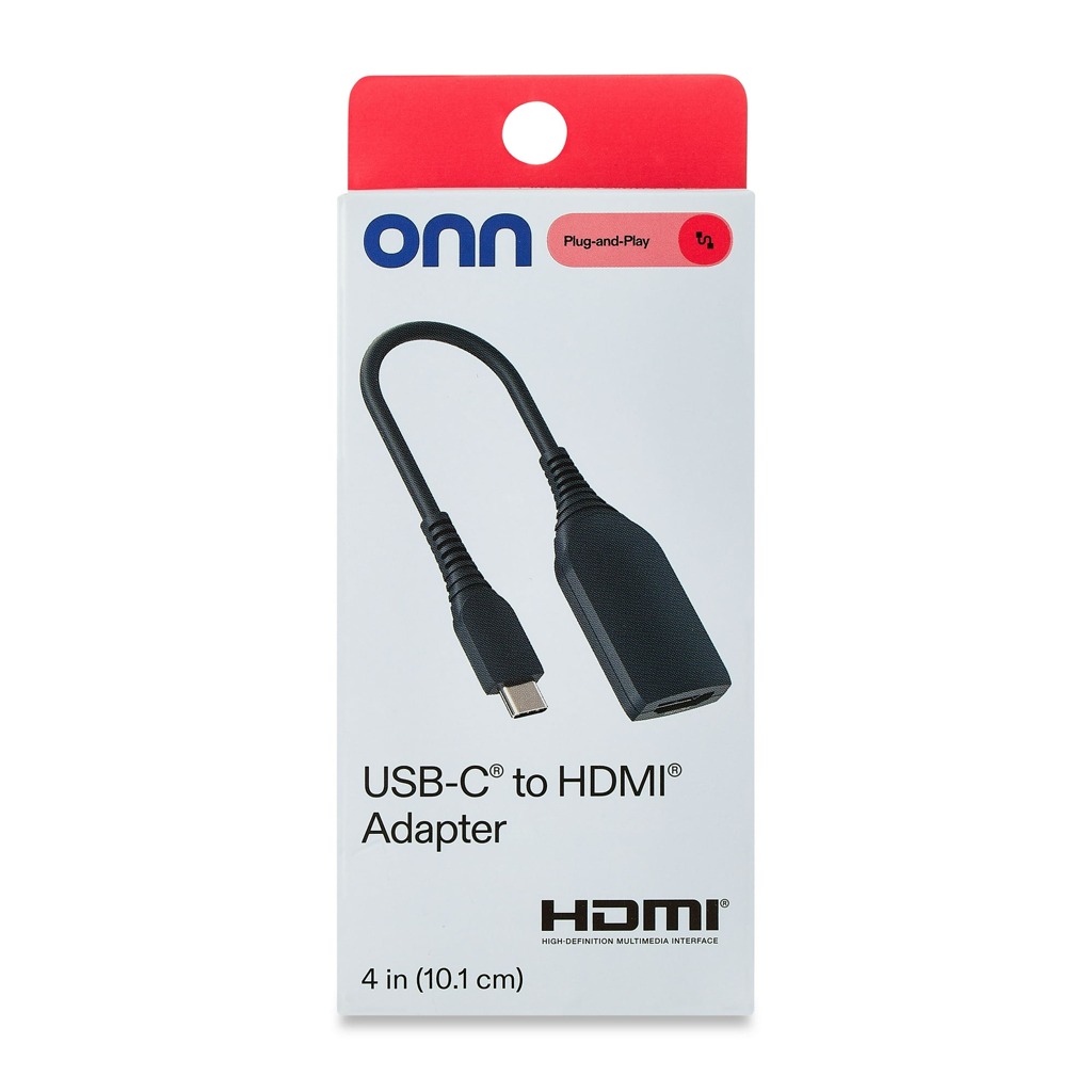 [194346526123] ONN USB-C to HDMI Adapter