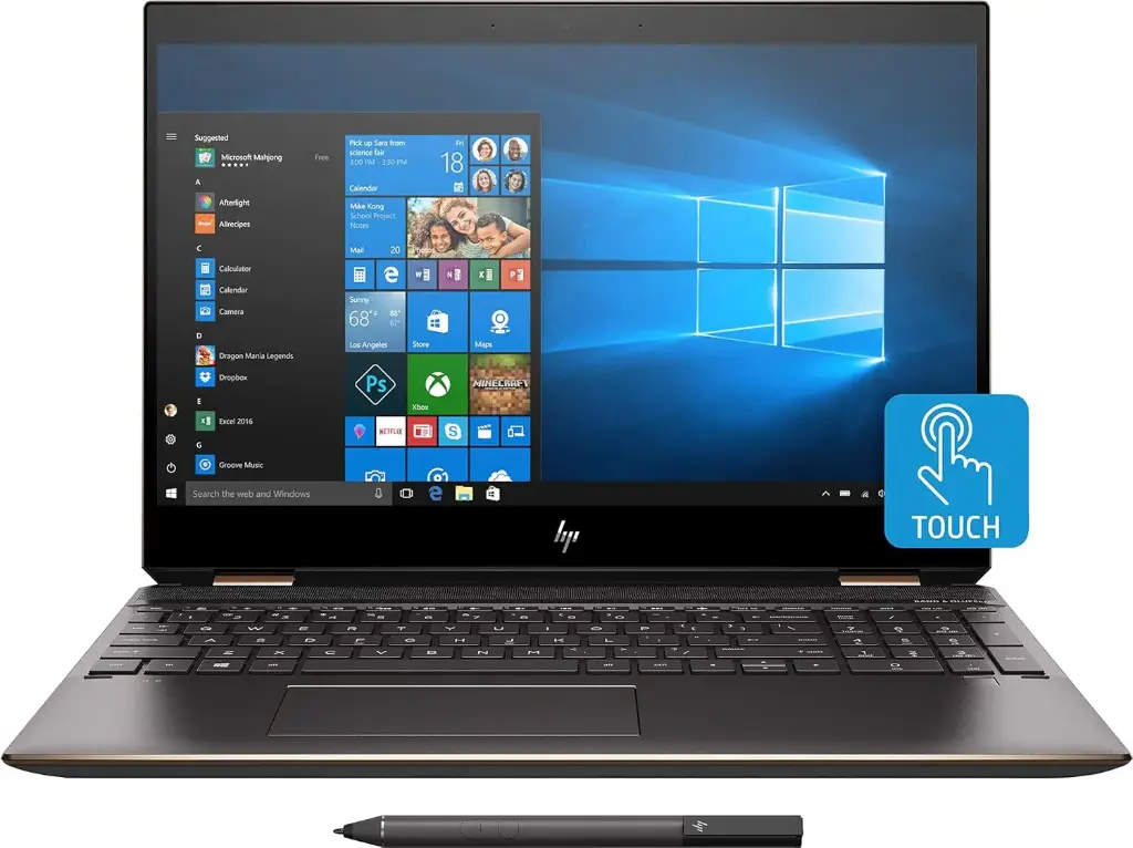HP Spectre x360 15.6 4K display, Intel Core i7, 32Gb RAM, 1TB NVME drive (USED)