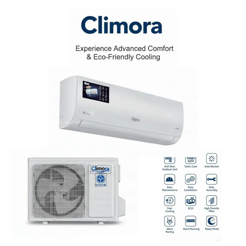 CLIMORA Air Conditioner (9000 BTU, Inverter)