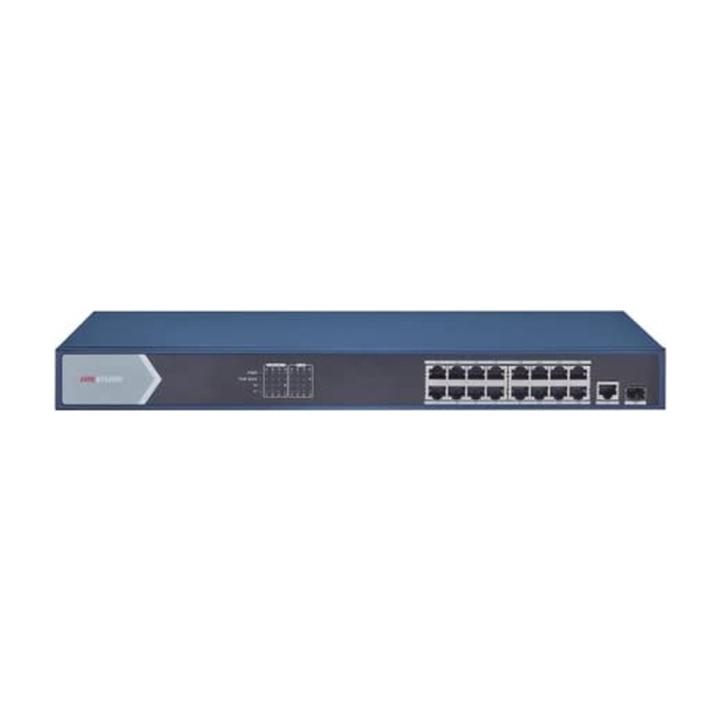 Hikvision 16 Port Gigabit Unmanaged PoE Switch
