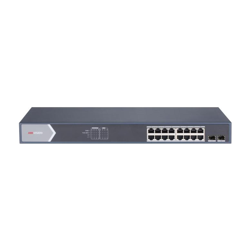 [6942160430928] Hikvision 16 Port Gigabit managed PoE Switch